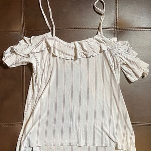 Hollister soft and sexy off the shoulder top
